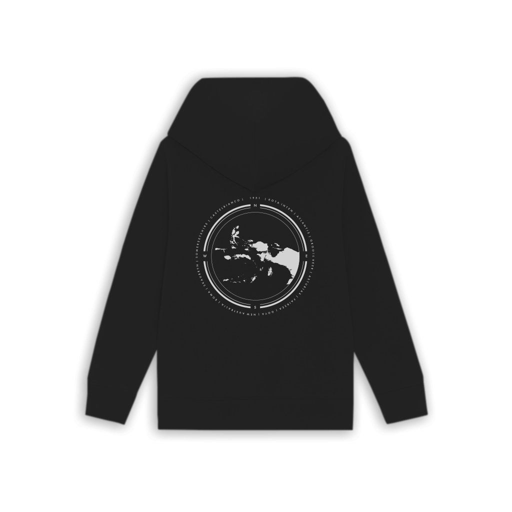 S01 KIDS' HOODIE - MELANESIA (BLACK)