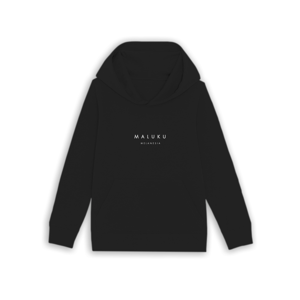 S01 KIDS' HOODIE - MELANESIA (BLACK)
