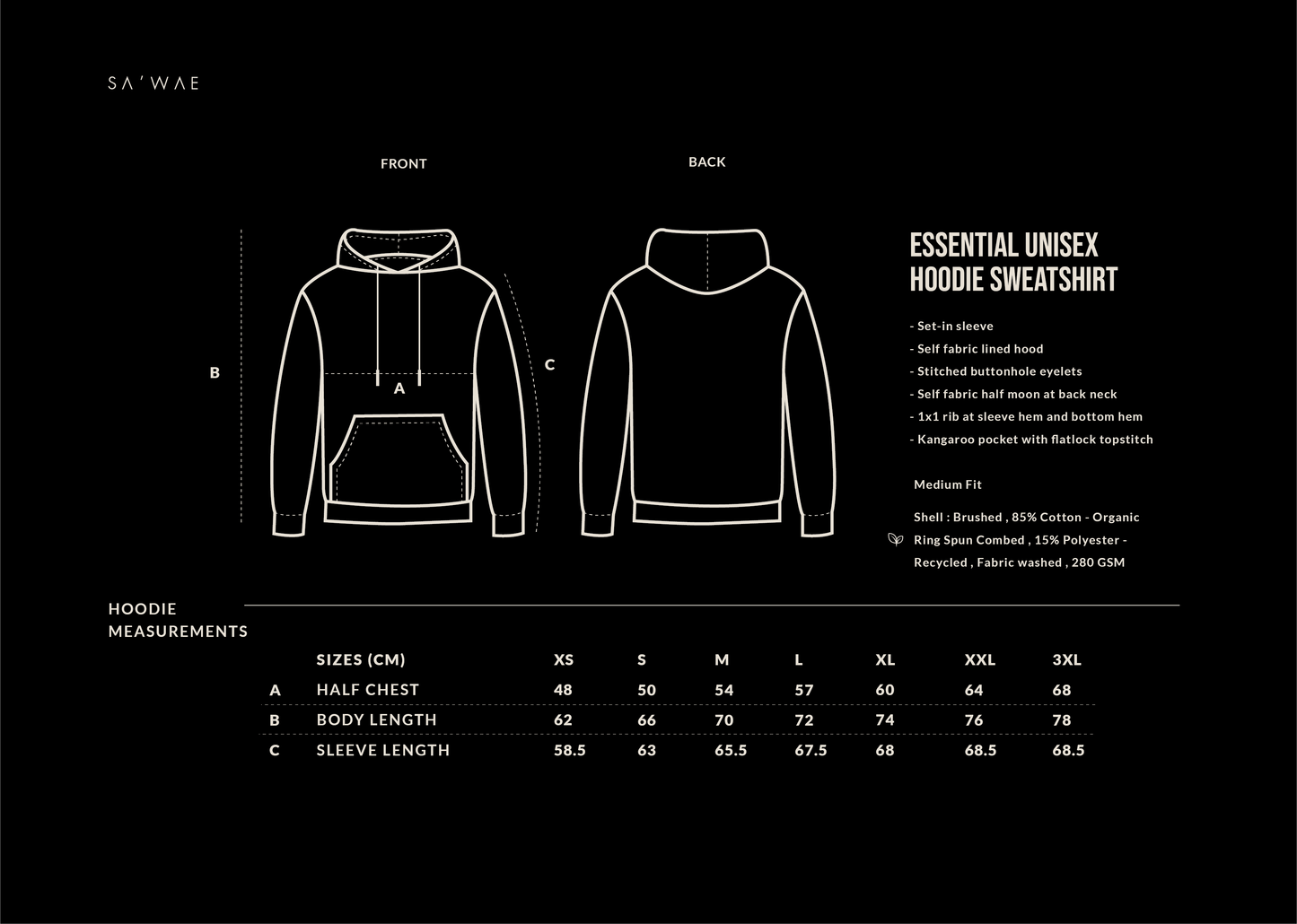 S03 HOODIE - BANDA
